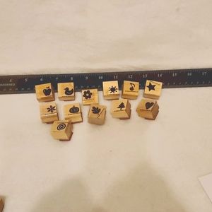 Stampin' Up Rubber Stamp Sets Bitty Bolds Vintage 2000 Mini Medleys